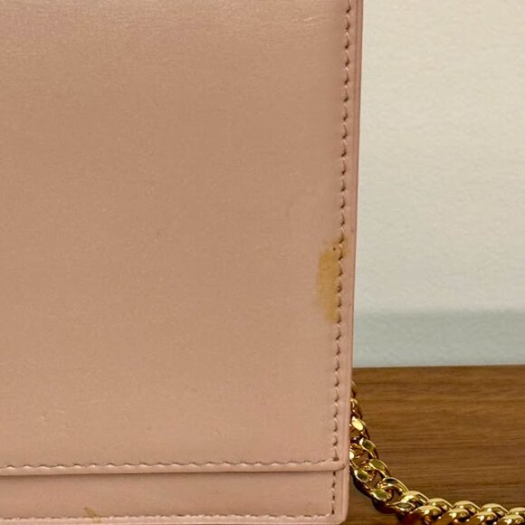 Authentic Yves Saint Laurent Beige Leather Kate Tassel Wallet on Chain Bag - Picture 10 of 10